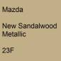 Preview: Mazda, New Sandalwood Metallic, 23F.